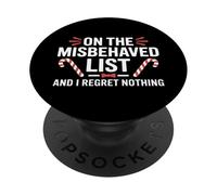 Sulla lista dei comportamenti scorretti e non mi pento di niente di Natale PopSockets PopGrip Adesivo