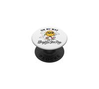 Sulla mia strada per illuminare la tua giornata Vintage Sun Positive Summer PopSockets PopGrip Adesivo