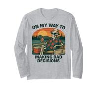 sulla mia Strada per Prendere Decisioni sbagliate - Divertente Pontoon Boating Maglia a Manica