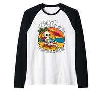 sulla mia Strada per Prendere Decisioni sbagliate Skeleton Tropical Beach Maglia con Maniche Raglan