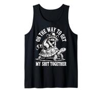 sulla Strada per Ottenere la mia Merda Insieme Raccoon Turtle Canotta