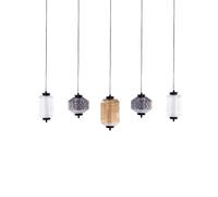 SULLANE Lampadario a LED Multicolore Vetro LED