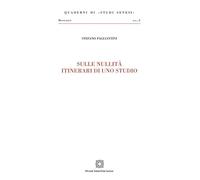 Sulle Nullità Itinerari Di Uno Studio