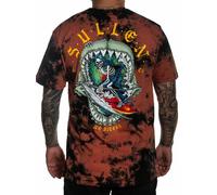 Sullen Art Collective No Biters Tropical Shark Teeth Attack T-Shirt Tie Dye