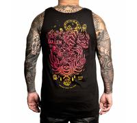 Sullen Art Collective Tiger Style Gradient Tradizionale Tattoo Canotta SCM4002