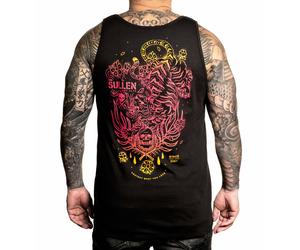 Sullen Art Collective Tiger Style Gradient Tradizionale Tattoo Canotta SCM4002
