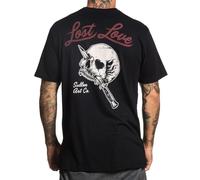 Sullen Arte Collective Lost Love Teschio Pugnale Tee Nero Tatuaggi Ink Camicia