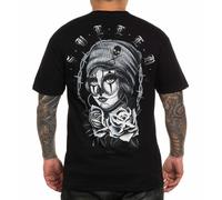 Sullen Arte Collective Niz Classico Crying Clown Rose Spine Tattoo Tee SCM4545