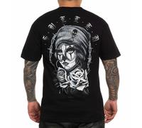 Sullen Arte Collective Niz Classico Crying Clown Rose Spine Tattoo Tee SCM4545