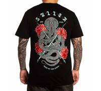 Sullen Bobine Premium Serpente Zanne Rose Tatuaggio Artista Inked Punk Camicia