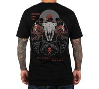 Sullen Cena Campane T-Shirt Uomo Alternativa Tattoo Arte Avvoltoio Ossa SCM5078