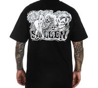 Sullen Palladio Tatuaggio Inked Grafico Sexy Devil Dragon Arte T Shirt SCM4216