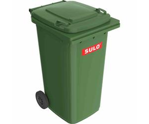 Sulo Kunststoff-Müllgroßbehälter Bidone con Coperchio Secchio Verde 240l Rollbar