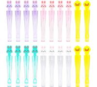 SULOLI 20 Pezzi Mini Bolle di Sapone, Bastoncini di Bolle di Pasqua,Bolla Bacchetta di Bolle per Compleanno Bambini, Matrimoni,Pasqua,Giocattoli Esterni per Bambini (5 Stili