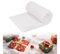 SULOLI Coperta di Neve Natalizia,80 x 240cm,Copertura Artificiale Spesso per Decorazione Albero di Natale,Festa di Natale