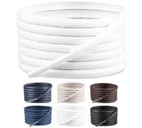 SULPO 2 paia Lacci scarpe - Lacci tondi cerati - Stringhe scarpe rotondi - Lacci per scarpe da business, eleganti, da trekking - Lacci scarpe oxford - 75-160 cm - Ø 3,5 mm