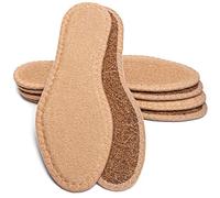 SULPO 3 paia di solette anti sudore, suola a piedi nudi in 100% cotone, solette in spugna con fibre di cocco, solette per piedi freschi, solette per scarpe contro i piedi del sudore, 49 EU