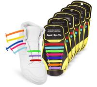 SULPO 3 Paia Lacci elastici in silicone - Senza legature - Lacci in silicone - ricambio per lacci - lacci in gomma per tutte le scarpe - Bambini e Adulti