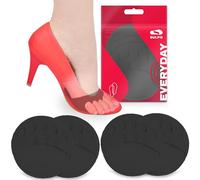 SULPO 4 paia Cuscinetti metatarsali donna e uomo - Cuscinetti per l'avampiede per le vesciche - Cuscinetti per piedi per tacchi alti - Traspirante - Ammortizzanti - Riutilizzabile - Nero
