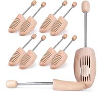 SULPO 5 Paia tendiscarpe - tendiscarpe legno - forma scarpe - shield scarpe - tendiscarpe sneakers - anti pieghe scarpe - shoe tree - forme per allargare le scarpe - 45-46