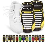 SULPO Lacci elastici in silicone - Senza legature - Lacci in silicone - lacci per scarpe senza abrasione - lacci in gomma per tutte le scarpe - Bambini e Adulti, Bianco (bianco), Taglia unica