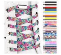 SULPO Lacci scarpe elastici piatti - stringhe elastiche - Lacci colorati con chiusura rapida - Lacci elastici per sneakers - Lacci per bambini e adulti