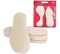 SULPO Solette Invernali - Strato Superiore Lana Naturale Doppio Strato Ammortizzante , Lato inferiore In Lattice - Isolanti Termiche per Scarpe Autunnali e Invernali - Taglie: 35-46, Pacco da 3 paia