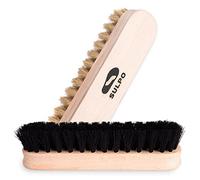 SULPO Spazzola per scarpe - Set per la pulizia o la lucidatura delle scarpe - Spazzole morbide - Spazzola per la pulizia delle scarpe in pelle - Set di spazzole per scarpe Cappotti - Set di 2