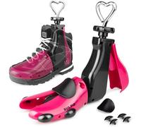 SULPO Tendiscarpe in 3 misure, per allargare le scarpe che stringono, per scarpe troppo strette, uomo, donna, scarpe da ginnastica, stivali, stivaletti, extra resistente e regolabile, rosa, 40 - 47