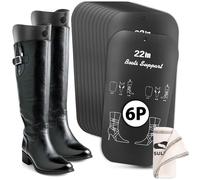 SULPO Tendiscarpe per Stivali Donna e Uomo, Forma per Scarpe Stivali Alti, Supporto Gambale, Salva Forma Scarpe, Set 6 Paia, 4"