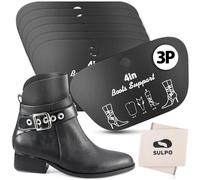 SULPO Tendiscarpe per Stivali Donna e Uomo, Forma per Scarpe Stivali Alti, Supporto Gambale, Salva Forma Scarpe, Set 3 Paia, 4"