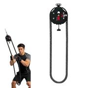 SULQING Endless Rope Trainer︱Gym Rope Climbing Machine︱Portable Cable Pulley System︱Hanging Home Gym Equipment for Grip, Arms,Back, Body Coordination Exercises︱Adjustable Resistance