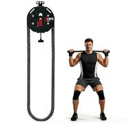 SULQING Endless Rope Trainer︱Portable Cable Pulley System︱Pulley Cable Machine︱Endless Rope Trainer︱Adjustable Resistance 30kg︱Small Footprint And Easy To Install for Muscle Endurance
