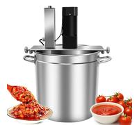 SULQING Miscelatore Automatico per Alimenti 30l/35l/40l/45l/50l/60l/70l︱Pentola Miscelatrice con 4 Lame︱Mescolatore Automatico Macchina Cucina Automatica per Condimenti Commerciali︱Zuppe e Salse