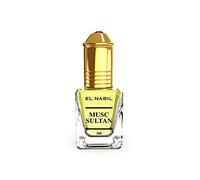 Sultan Musc El Nabil Parfum 5 ml di olio (senza alcool, di alta qualità, orientale, arabo, oud, misk, muschio, naturale perfume, ambra, legno di aquila essenziale, attar scent)