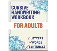 Sultana Publishing Cursive Handwriting Workbook for Adults (Tascabile)
