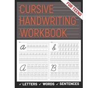 Sultana Publishing Cursive Handwriting Workbook for Teens (Tascabile)