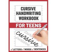 Sultana Publishing Cursive Handwriting Workbook for Teens (Tascabile)