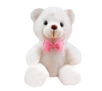 Sulxyi Animale Di Peluche Con LED | Orso Giocattolo Bianco Morbido E Abbracciabile,Di Peluche,Per Ragazzi, Per La Casa, Per Il Soggiorno, Per La Camera Dei Bambini, Per I Viaggi, E Per Il Sedile Auto