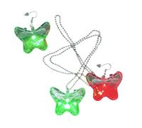 Sulxyi Orecchini pendenti, Materiale delicato sulla pelle, 1 set, Orecchini luminosi, pendenti, Sicuro e confortevole, Per compleanni Matrimoni Feste di appuntamenti natalizi