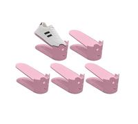 Sulxyi Slot per scarpe, organizzatori di scarpe regolabili, supporto per sneaker, set di 5 costruzioni robuste regolabili altezza del design impilabile per ingresso, armadio, soggiorno