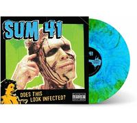 Sum 41 Does This Look Infected Blue Swirl (Vinyl LP)