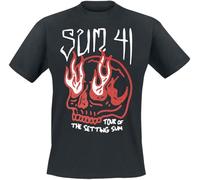 Sum 41 Skull - Tour Shirt 2024 Uomo T-Shirt Nero L 100% Cotone Regular