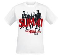 Sum 41 Spray Paint - Tour Shirt 2024 Uomo T-Shirt Bianco L 100% Cotone Regular