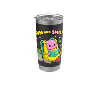 Sum and Smile - Zaino per matematica con scritta "Back to School" Bicchiere termico in acciaio inox doppia parete