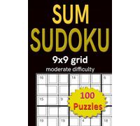 Sum Sudoku 9x9 grid moderate difficulty: 100 puzzles