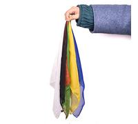 SUMAG Magic Silk - 6 sciarpe magiche 30 × 30 cm giocoleria seta cambia colore sciarpe trucchi magici per mago