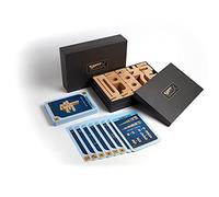 SumBlox all Basic Set of 76 Math Building Blocks - STEM Solid Wood Educational Number Blocks, Includes 80 Activity Cards