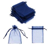 SumDirect 100 pezzi 10 * 15cm Sachetti di Regalo Organza Tranparente,Organza Bustine Gioielli Favore Nozze Borse