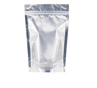 SumDirect 50 pezzi sacchetti zip plastica riutilizzabili di alluminio a chiusura lampo stand up sacchetti di cibo con tacca per depositare i cibi (12 x 18 cm)